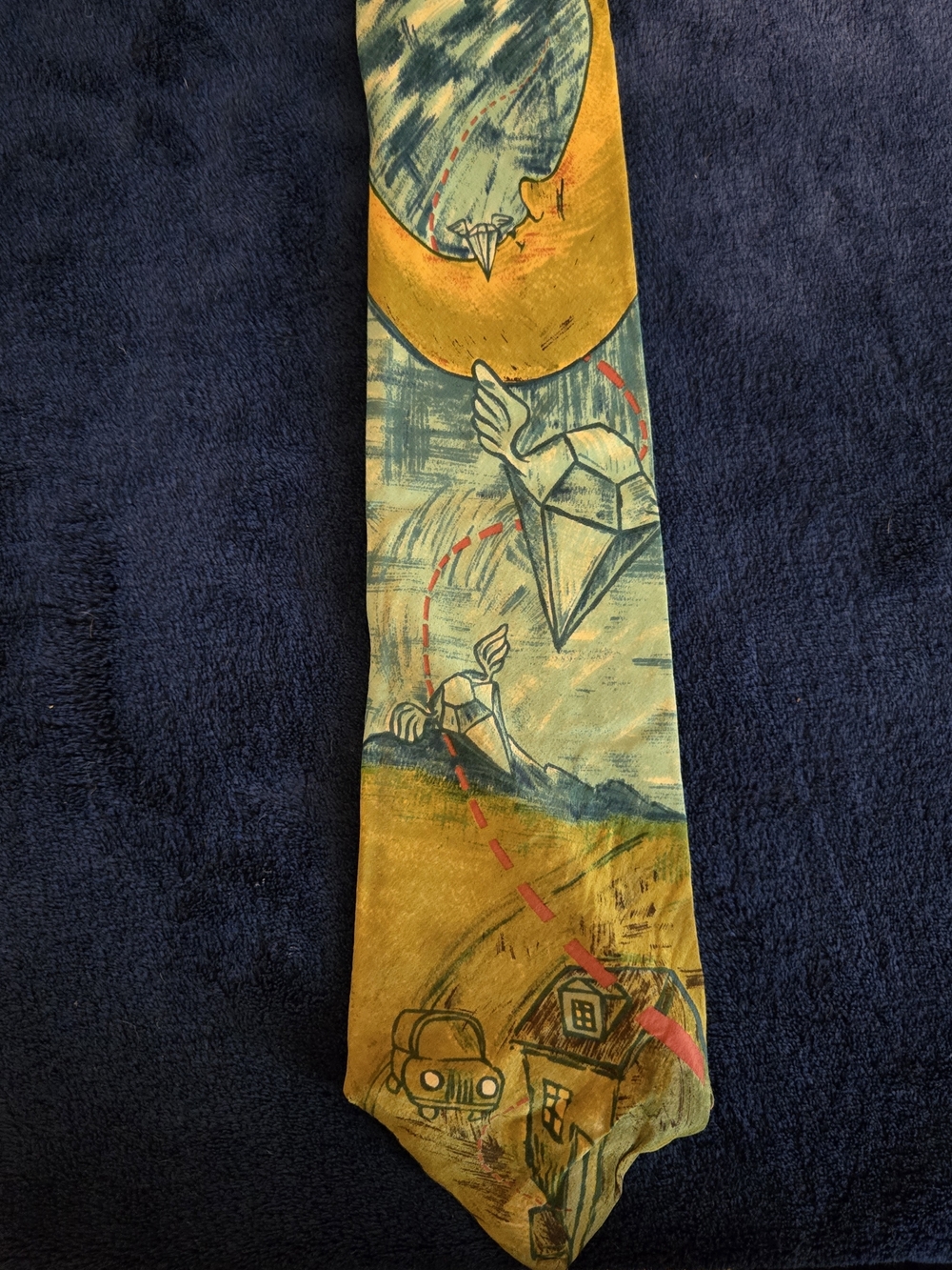 Vintage The Beatles "Lucy In The Sky" Tie
